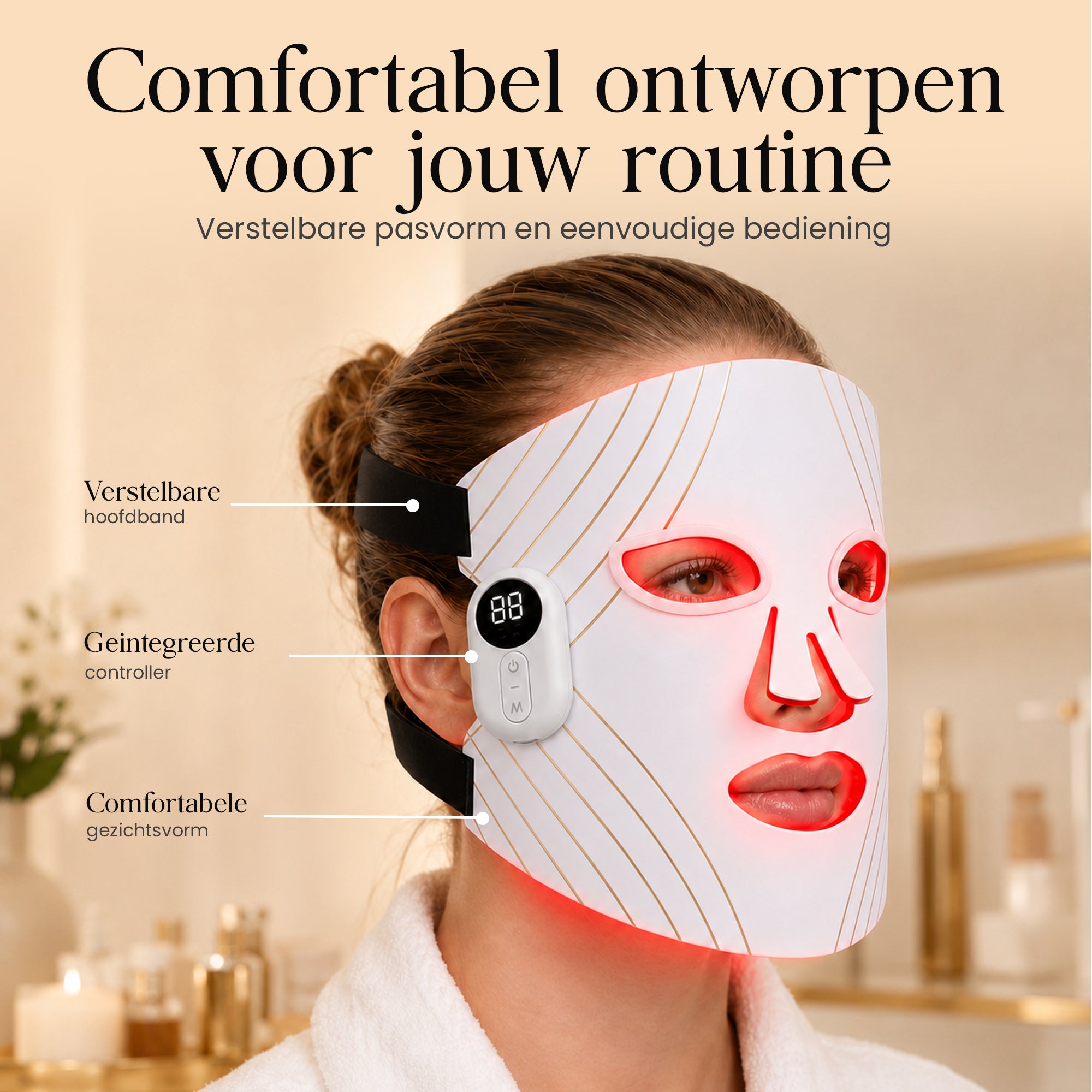 Auveya® Led Masker White