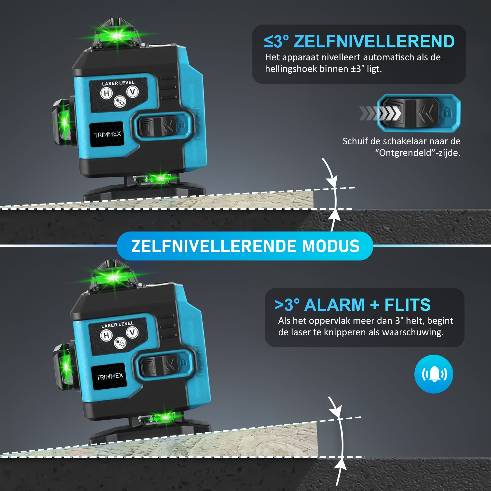 Chargeur de batterie électrique Trimmex® - Chargeur de batterie inclus et deux batteries puissantes (2,0 Ah)
