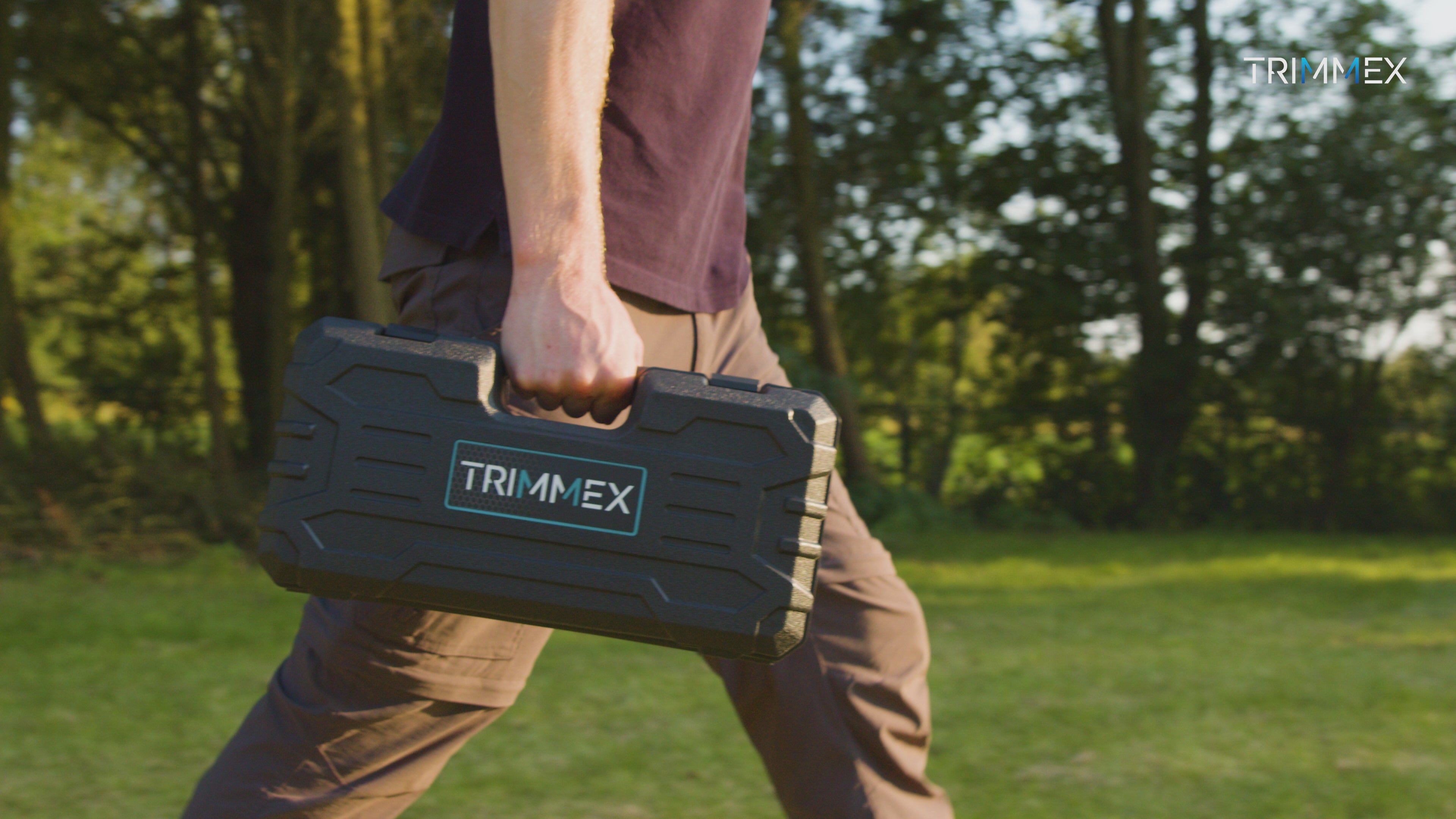 MINI TRONÇONNEUSE TRIMMEX® – CHARGEUR ET 2 BATTERIES PUISSANTES INCLUS (2 x 4,0 Ah)