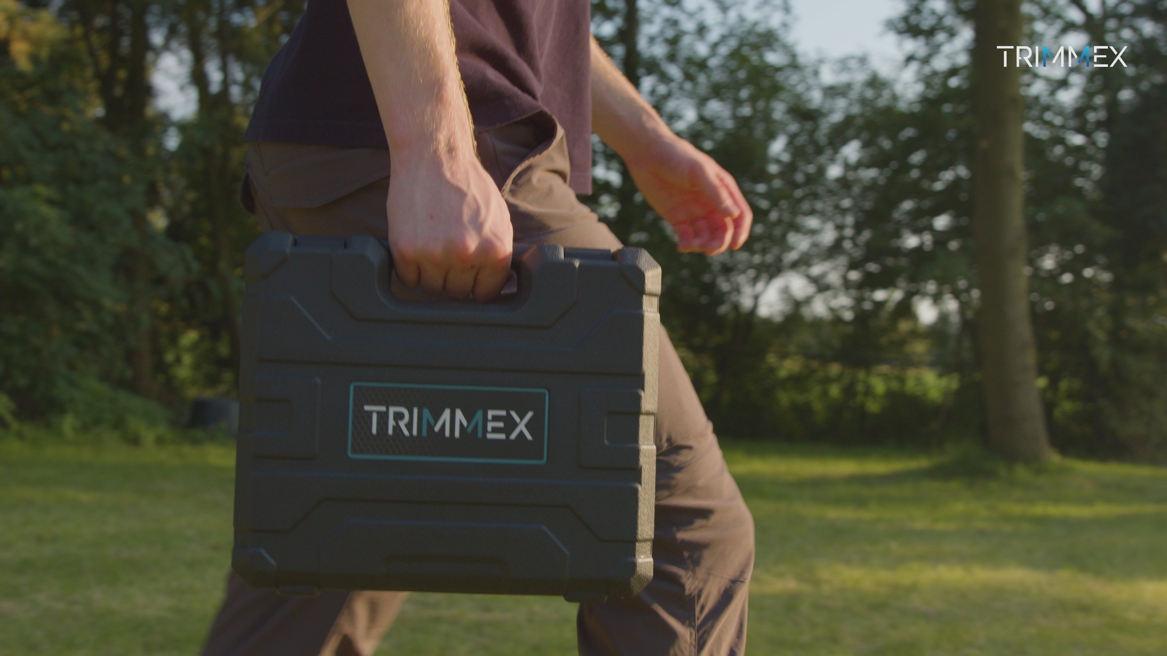 Chargeur de batterie électrique Trimmex® - Chargeur de batterie inclus et deux batteries puissantes (2,0 Ah)